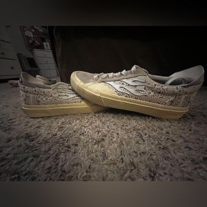 Tan shoes